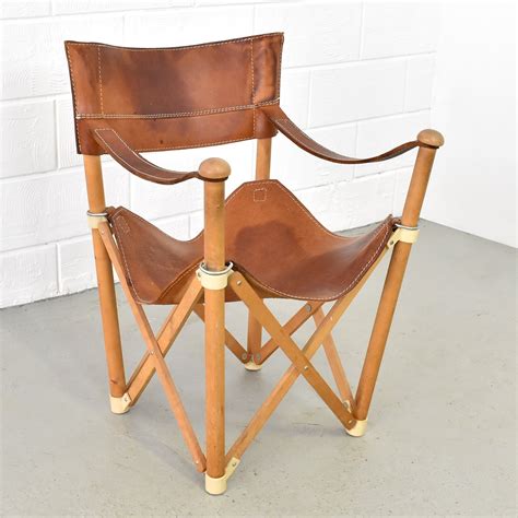 Leather Folding Chair